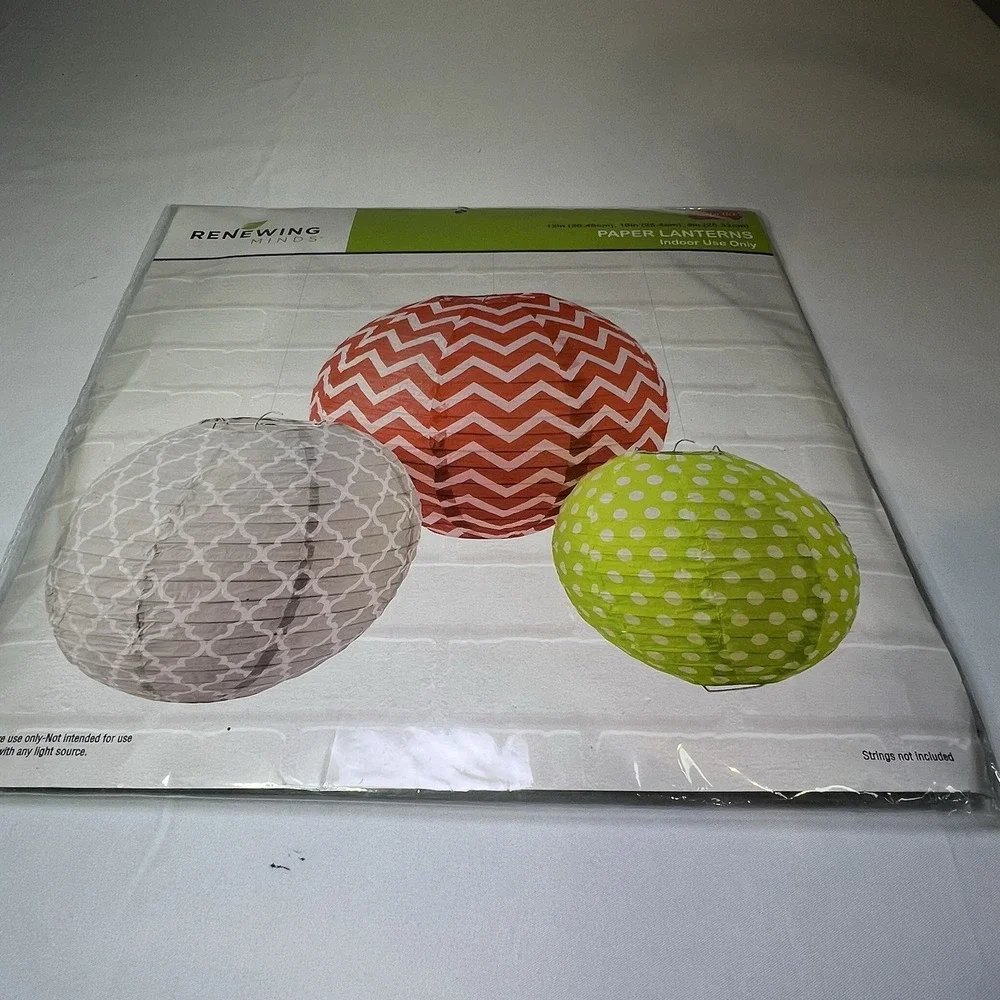 Renewing Minds Gray Red Green Spheres 3 Per Pack 3 12